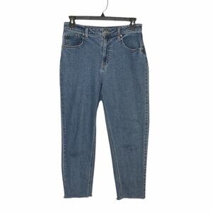 WILD FABLE SUPER HIGH RISE CROPPED RAW HEM JEANS SIZE 8